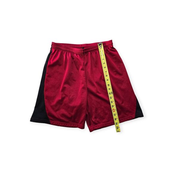 ProSpirit Active Sport Mens Shorts L Red Black Athletic Basketball - Picture 3 of 5
